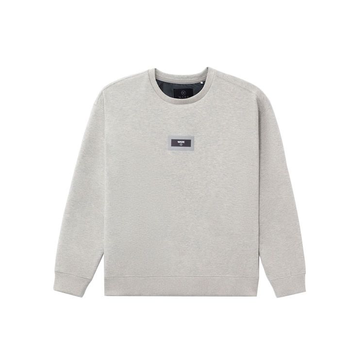 Мужская спортивная толстовка с капюшоном Li Ning Wade Series на флисовой подкладке со светоотражающими элементами, серая AWDR791-4