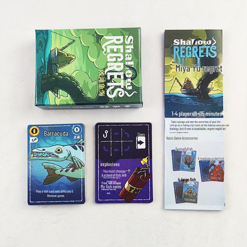 Поверхностные сожаления: Стратегическая карточная игра на морскую тематику для одного и нескольких игроков (1-4 игрока)