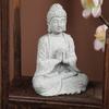 Oriental Culture Sandstone Buddha Green Sandstone Buddha Statue Zen Ornament  Desk
