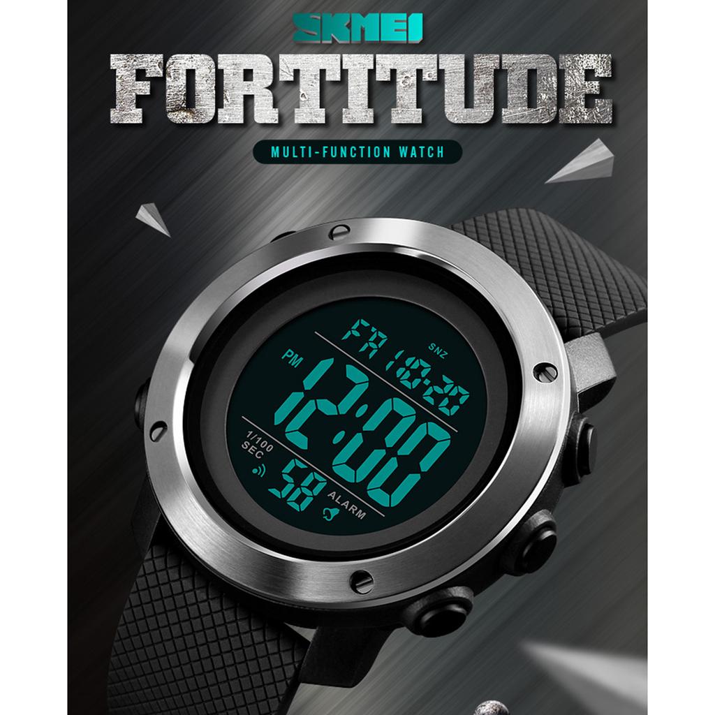 SKMEI 1426 Мужские часы с цифровым механизмом, спортивные наручные часы с будильником на 12/24 часа
