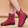 Winter Women's Snow Boots Flat Soled Medium Boots Warm Insulation Plush Round Head Women's Boots