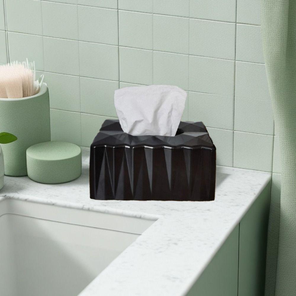 Waterproof Draw Tissue Box Minimalist Tissue Container Modern Tissue Case Home Decoration