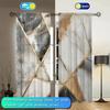2 Panels Gold Foil Marble Pattern Window Curtains   Versatile Design Suitable for Any Style   Creating a Peaceful Living Space