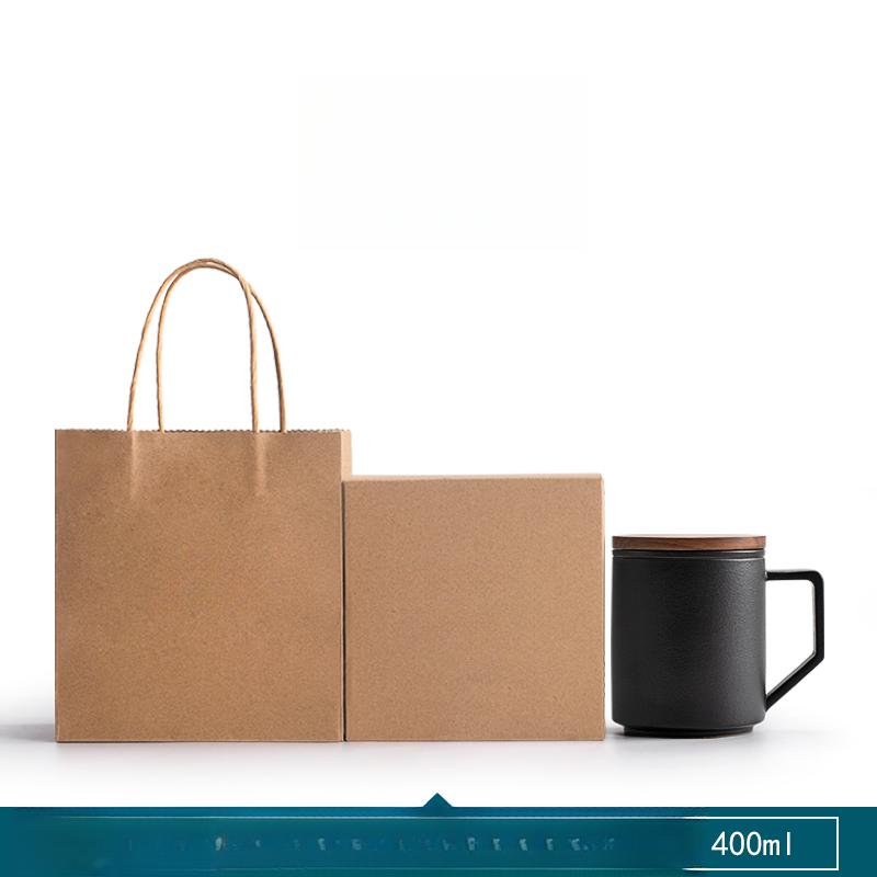 Керамическая кружка для чая с крышкой и фильтром, женская, мужская, офисная, чашки для разделения чая