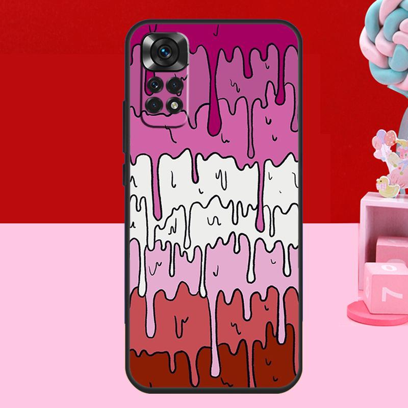 Pastel Kawaii Melting LGBTQ Design Case For Xiaomi Redmi Note 13 12 11 10 14 15 Pro Plus Redmi 15 C 14C 10C 12C 13C Soft Cover
