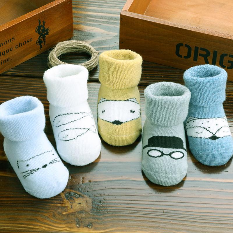 Newborn Boy Girl Socks Kiddiezoom Baby Accessories Cotton Unisex