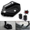 For YAMAHA Tracer 900 /gt 700 /gt TRACER 9/gt 7/gt MT-09 SP MT07 CNC Side Stand Enlarge Extension And Tire Valve Air Caps