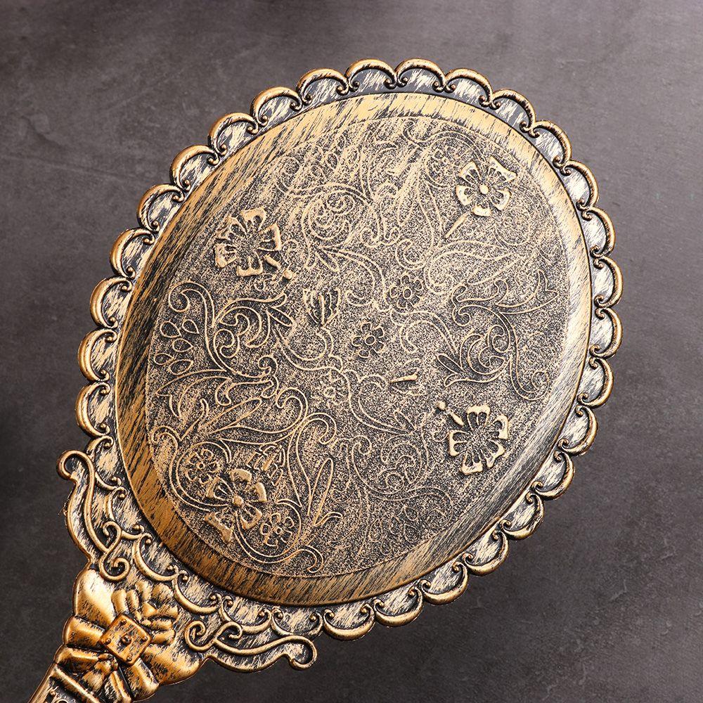 Зеркало для туалетного столика Зеркала для макияжа Ручное зеркало Винтажное овальное зеркало для туалетного столика