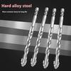 1/4Pcs Drill Bit Set High Hardness Rustproof Multifunctional Wear-Resistant Four-Flute Sawtooth