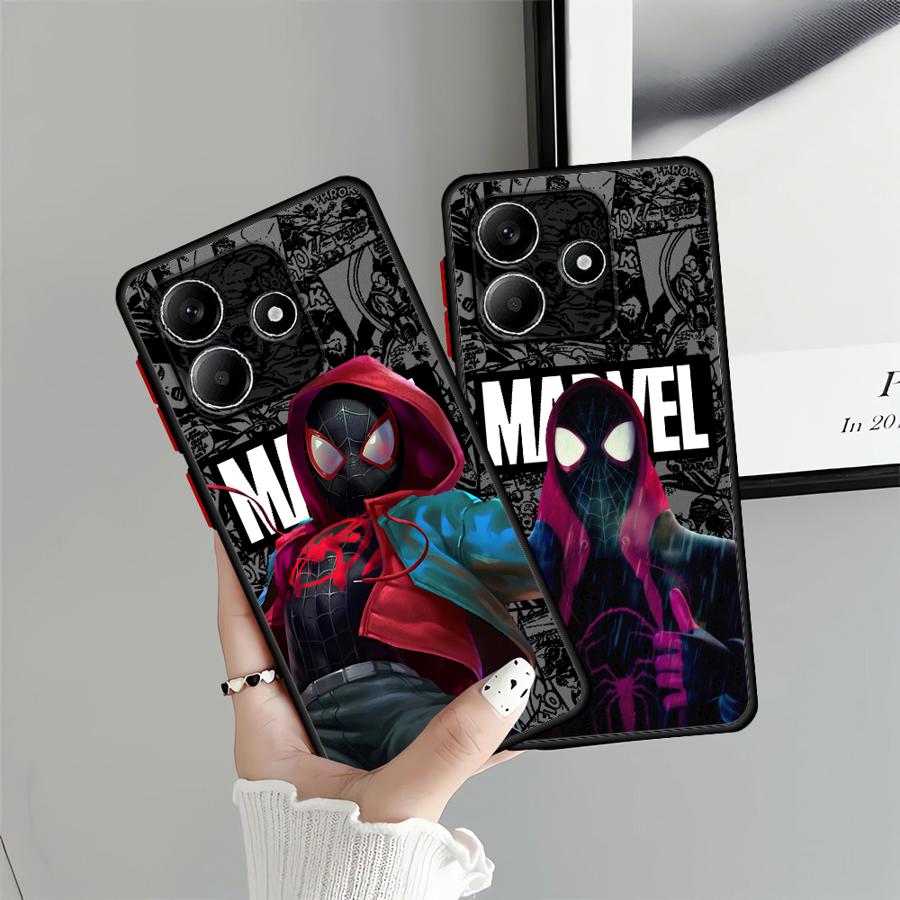 Чехол для Xiaomi Redmi Note 14 A4 13C 14C 10 13 Pro Plus 9S 12 11 Funda Чехол для телефона Человек-паук Герои Возвращаются