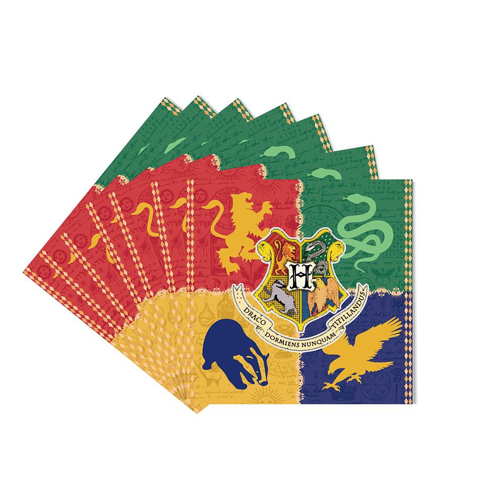 Новая 51 шт. Новая праздничная посуда Гарри Поттера включает тарелки, стаканы, салфетки, скатерть