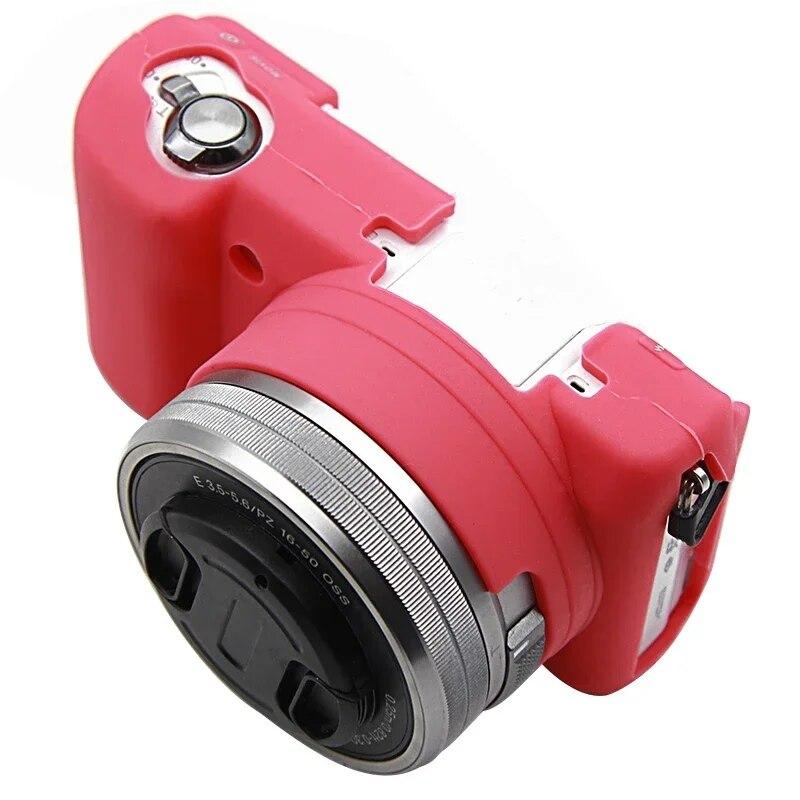 Чехол для Sony Alpha A5100 A5000 A6000 A6100 A6300 A6400, мягкий силиконовый резиновый чехол для камеры, сумка для защиты кожи, защитный корпус