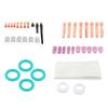 56Pcs TIG Welding Torch Accessories Kit Ceramic Nozzle Glass Cup Holder Equipment for WP17 18 26