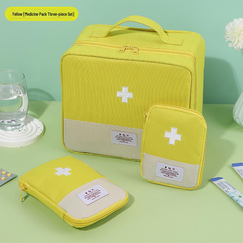 Компактная дорожная сумка для хранения лекарств - портативный небольшой органайзер для экстренной медицинской помощи