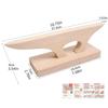 Wood Ironing Board for Fabric Pressing and Corner Flipping in Clothing Creation Sewing