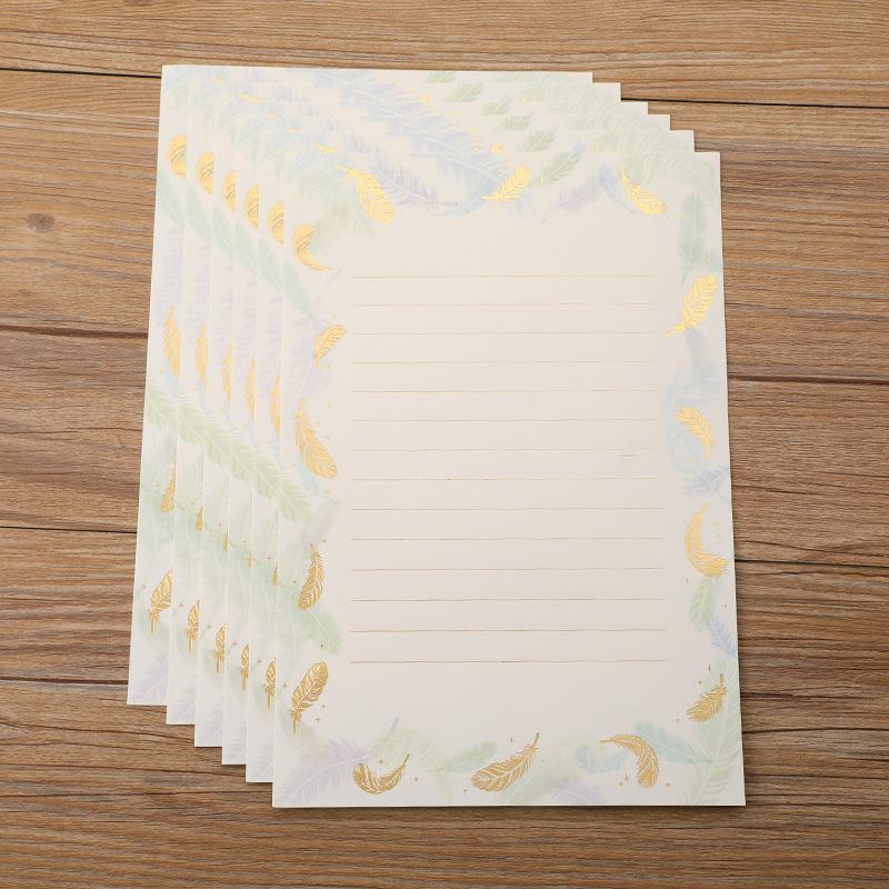 8pcs Vintage Writing Paper for Envelopes European Message Letter Set Office Love Envelope Letter Pads School Kawaii Stationery