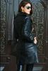 Handmade Lambskin Wear Soft Women's Trench Coat Genuine Stylish Black Leather