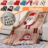 150*200cm Christmas Flannel Printed Blanket Holiday Gift