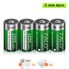 1.5V C 6000 mWh Rechargeable Battery Type C USB Charging R14 LR14 Li-ion C Battery for Flashlight Gas Cooker