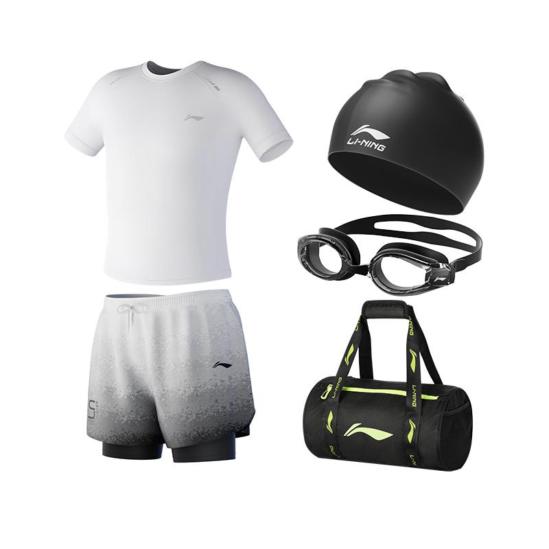 Купальные комплекты Li Ning Мужские Умеренные LNYW821-5+LNKW062-1