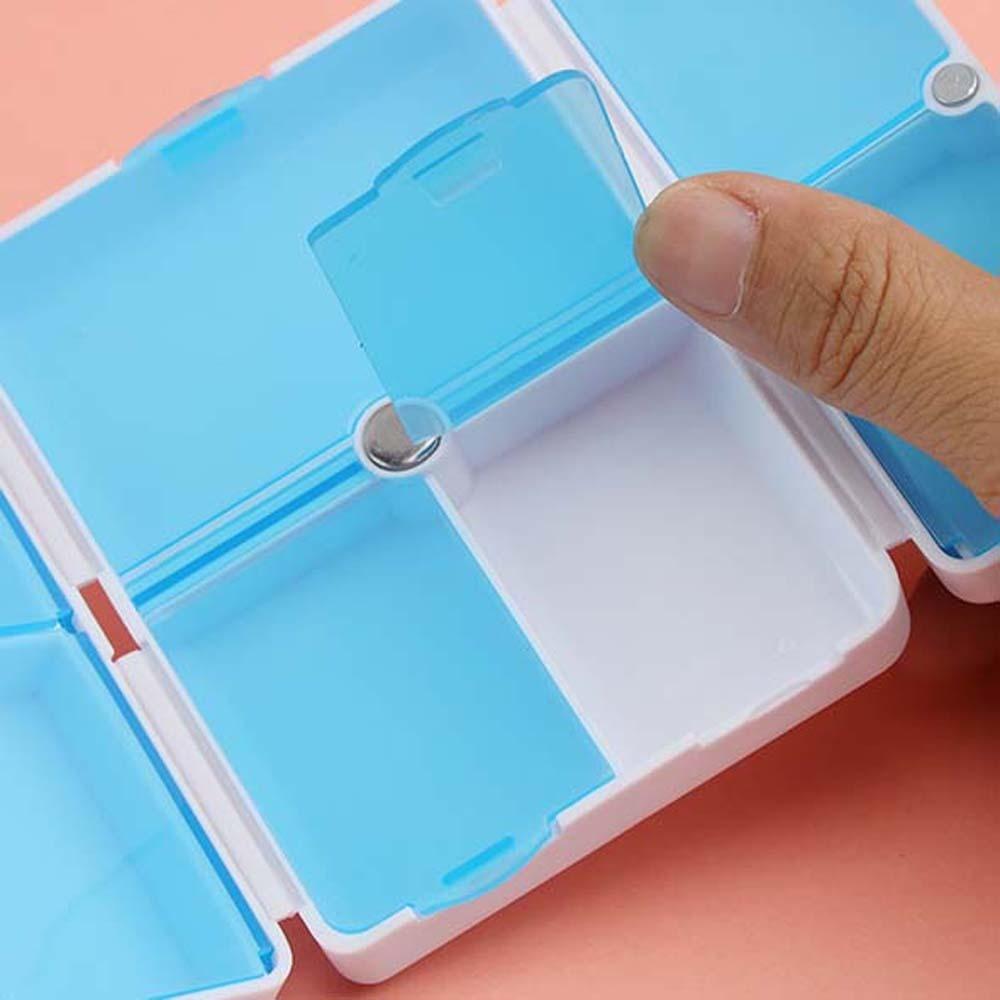 7 сеток органайзер для таблеток чехол магнитный чехол для таблеток еженедельная таблетка магнитная таблетка коробка для таблеток на открытом воздухе