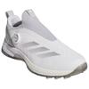 Adidas Adizero ZG BOA Spikeless Golf White Silver Metallic Men Sneakers Cloud-White Light-Solid-Grey IH3357