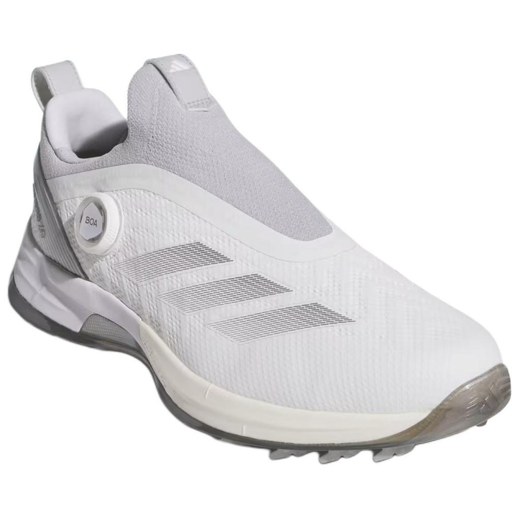 Adidas Adizero ZG BOA Spikeless Golf White Silver Metallic Men Sneakers Cloud-White Light-Solid-Grey IH3357