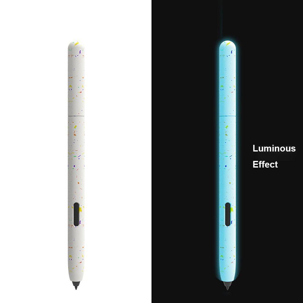 Silicone Tablet Touch Pencil Case Luminous S Pen Sleeve for Samsung Galaxy Tab S7/S8/S9 Plus Ultra
