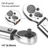 Square Drive Torque Wrench Two-way Precise Ratchet Key Spanner 5-25N.m Accuracy 3% 1/4 Inch Car Bike Repair Hand Tools