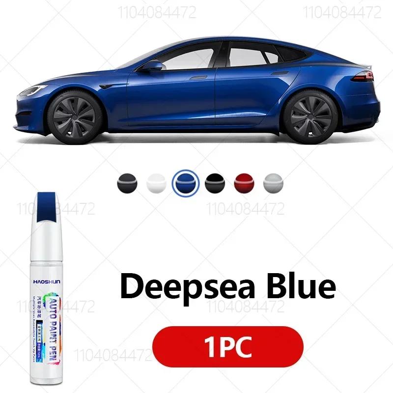 Для Tesla Model 3 YXS Car Paint Scratch Repair Pen Touch Up Paint Accessories Black Pearl White Silver Deep Sea Blue Red