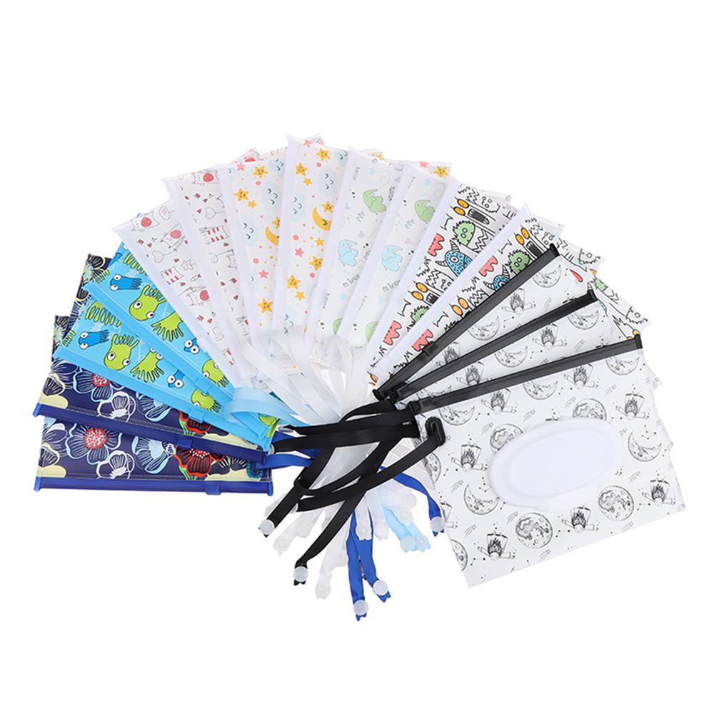 1PC Eco-friendly Reusable EVA Wipes Container Cleaning Wipes Case Wet Wipes Bag Baby Wet Wipes Box