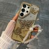 Блестящий чехол-бабочка со стразами, защищенный от падений, для Samsung S26 Ultra/S24 Plus A16