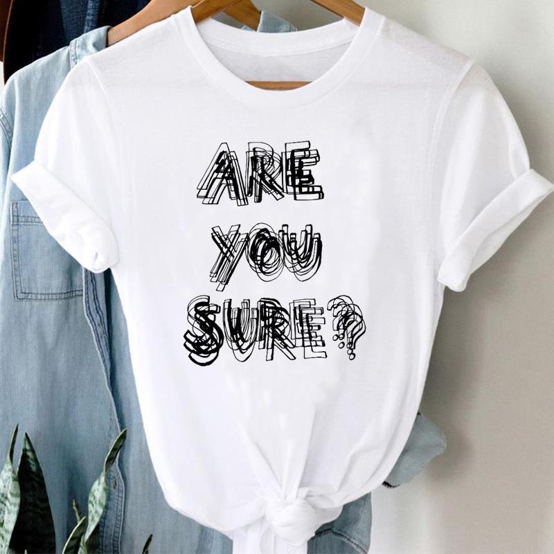 (Asian Size) Women Print Letter Leopard Lovely Style Trend Cute Tee Top Clothing Casual Short Sleeve Fashion Tshirt Lady Female Graphic T-shirt