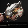 Tea Set Hand-made Dragon And Color-changing Zisha Purple Clay Teapot Phoenix Tea Kettle Premium