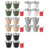Легкий пинт кружка костюм штабелируемая металлическая кружка пивные кружки маленькие кофейные портативные для кемпинга и активного отдыха