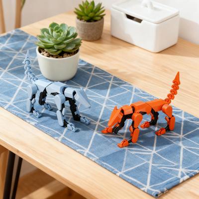 1/5 шт. 3D-печатная фигурка собаки-робота, подвижные суставы, фигурка щенка, шарнирная модель животного, фиджет