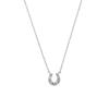Vendome Necklace K10 White Gold Diamond Horseshoe GJBN012040DI [Official] [VIH Aoyama] 0.02ct