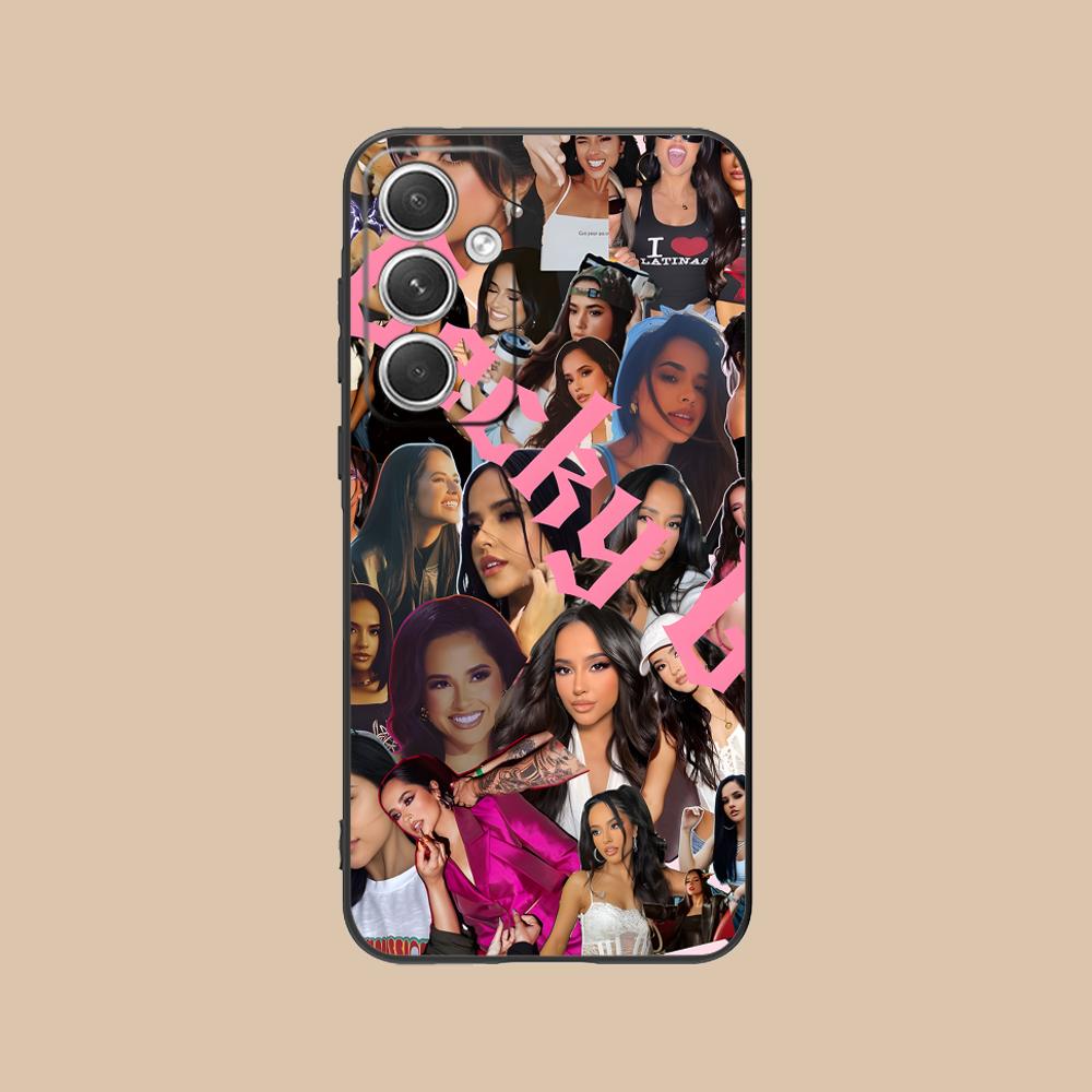 Модный матовый чехол из ТПУ Becky G для мобильного телефона Samsung Galaxy S26 S25 S24 S23 S22 S21 S20 Note20 Plus FE Ultra Цветная крышка