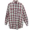 RRL 90s Initial Tag Red 3 Stars Old Check Pattern Long Sleeve Flannel Shirt Men's Used