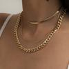 Fashion Unisex Snake Chain Women Necklace Choker Star Zircon Chain Necklace For Women Jewelry