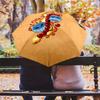 1 шт. Автоматический складной зонт - С рисунком из аниме One Piece, портативный, складная конструкция, 8 спиц, рождественские и новогодние подарки