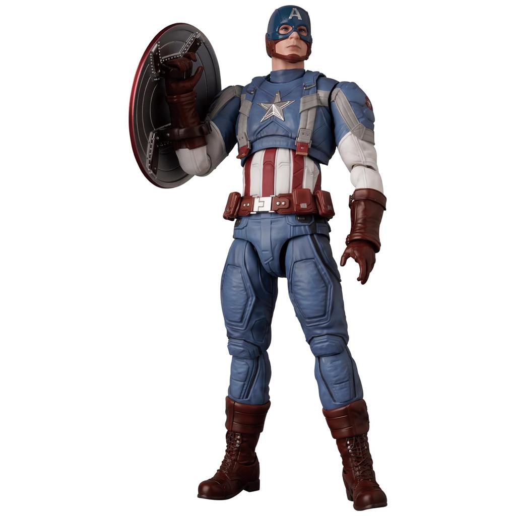 MAFEX CAPTAIN AMERICA Капитан Америка высота 160 мм окрашенная фигурка №220 (Классический костюм) приблизительно. Немасштабируемый