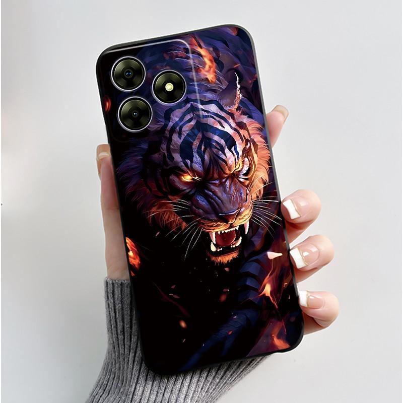 For Blackview Wave 8C 6.56" Wave 8 Black View Wave8C Wave8 Back TPU Soft Silicone Phone Case Luxury Cute Love Rabbit Funny Cover