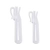 Plastic Plastic Curtain Hooks 85mm Pinch Pleated Curtain Drapery Pin Hook  For Window Curtain