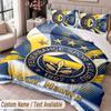 Fenerbahçe FC Printed Bedding Set Custom Name Text 1 Duvet Cover 2 Pillowcases For Bedroom