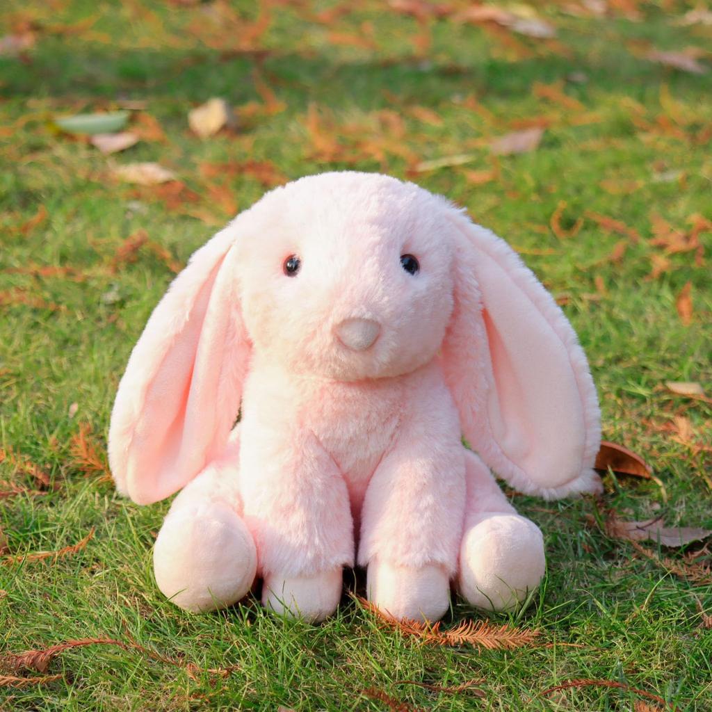 Apricot Lamb Pink Bunny Plush Toy for Soft and Fluffy Pink Bunny for Girls and 20cm Kids, Cute, Boys,