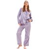 Keanu Womens/Ladies Satin Long Pyjama Set