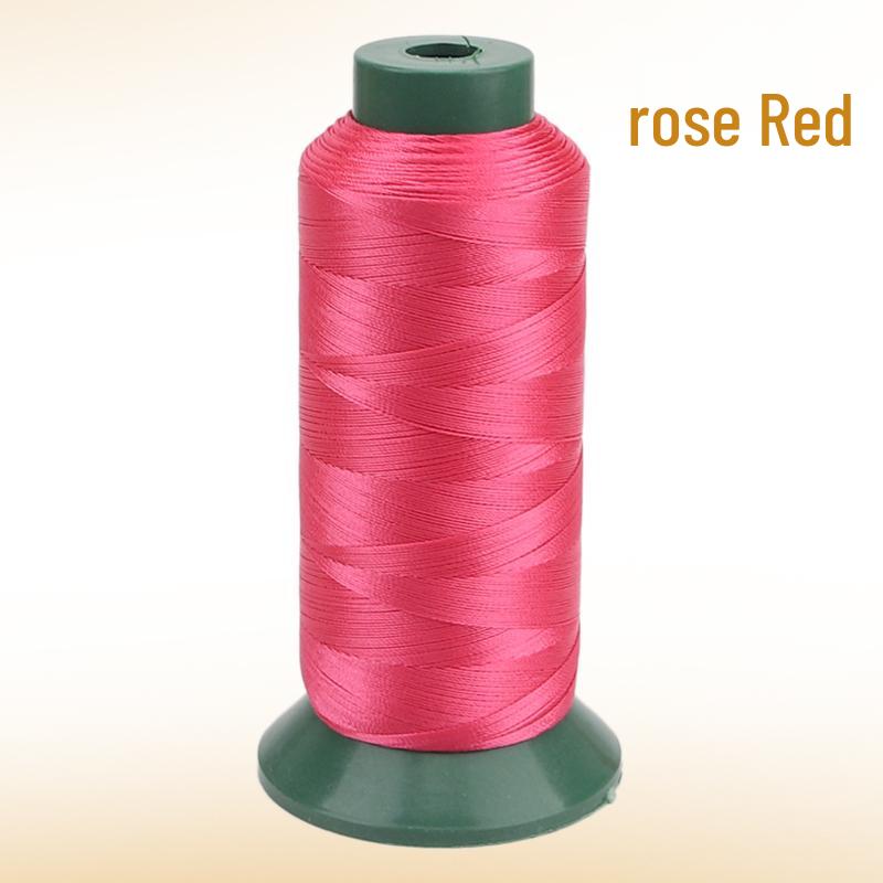 Sewing Machine & Handcraft Thread: High-Strength Mercerized Nylon for Upholstery, Leather, and Jeans