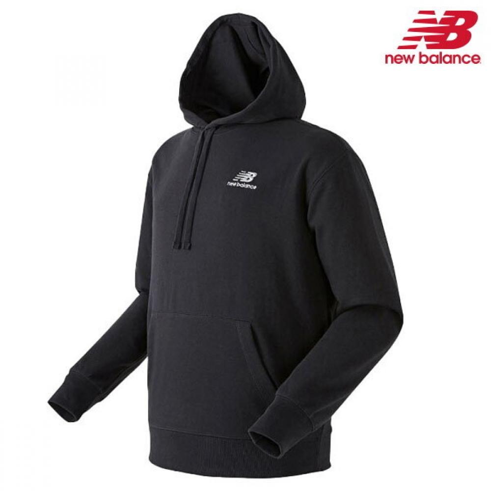 New Balance Hoodie Nbn0c4s013 Bk Uni Essential Hoodie