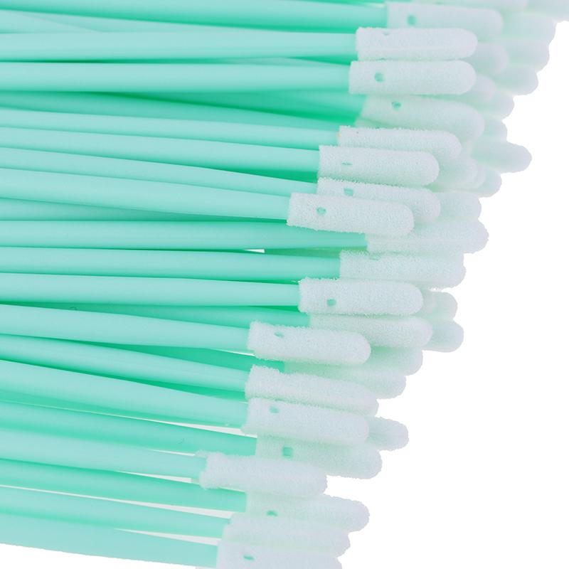 100Pcs Sponge Head Cleaning Swab Printer Swab Dust-Free Cotton Swab Wiping Stick
